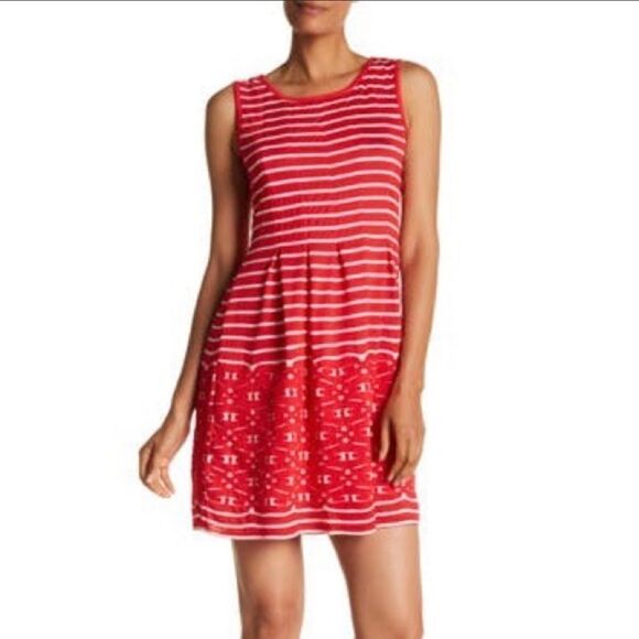 MAX Studio Nautical Stripe Dress - Picture 1 of 9